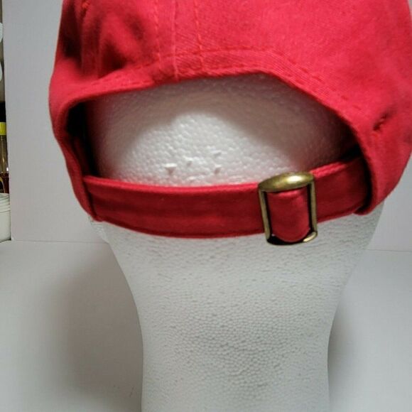 Jack Daniels Baseball Hat Tennessee Fire Stitched Red Adjustable Strap Unisex - Picture 6 of 12